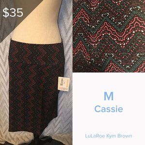 Lularoe Cassie Skirt Geometric Design